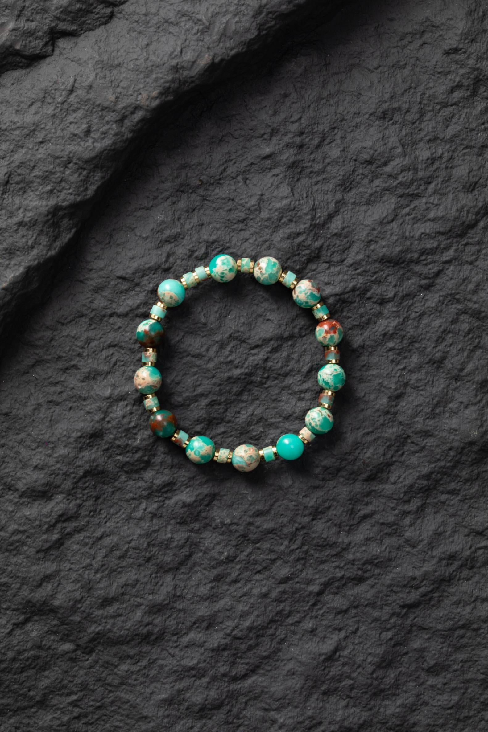 Green, white and gold
