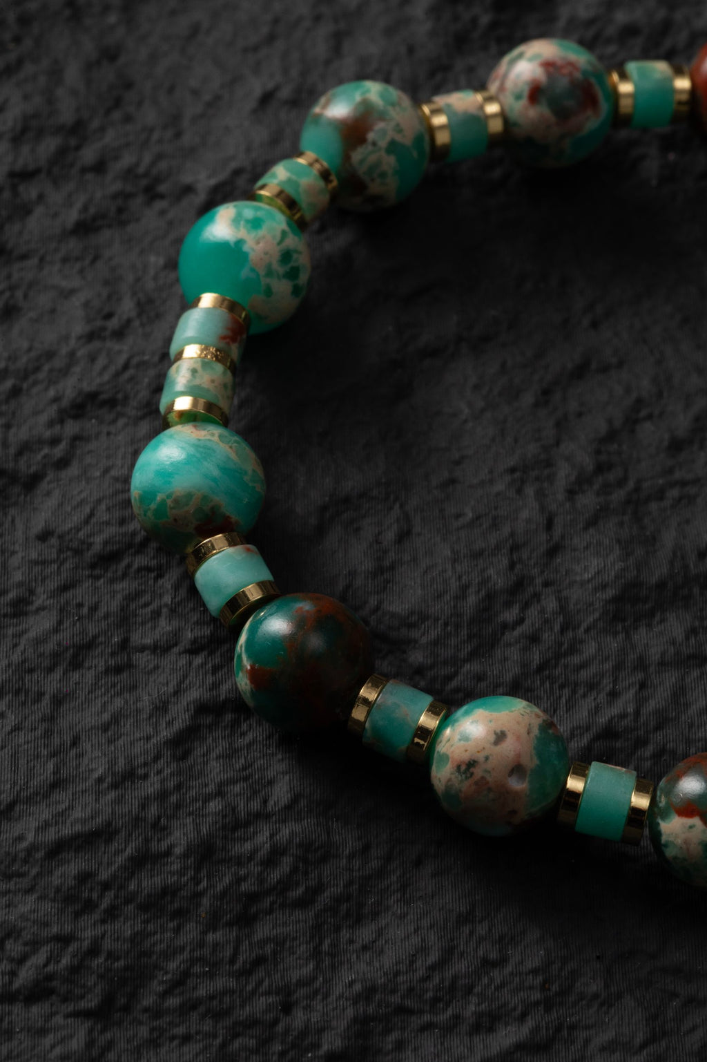 Green, white and gold