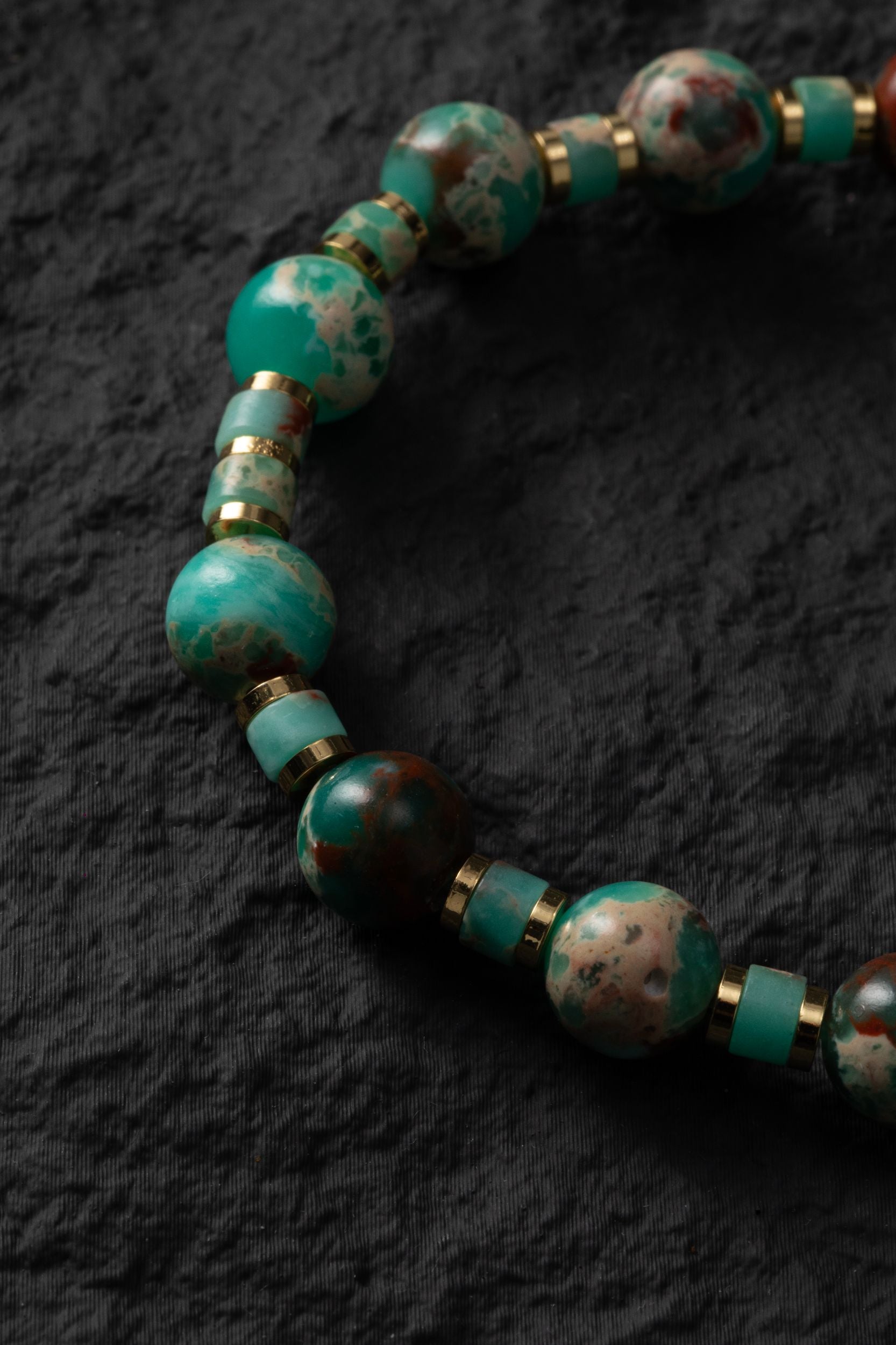 Green, white and gold
